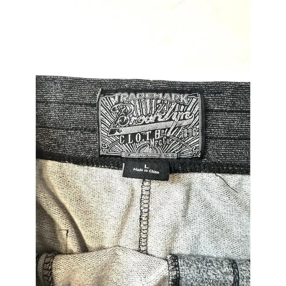 BROOKLYN Clothing Gray Men's Fleece Jogger with Pockets Size L